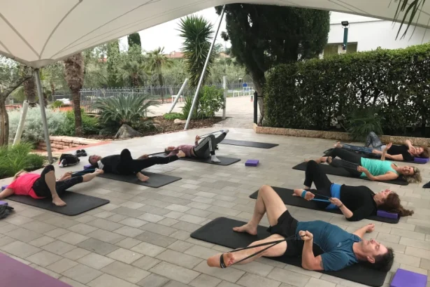 Outdoor Pilates